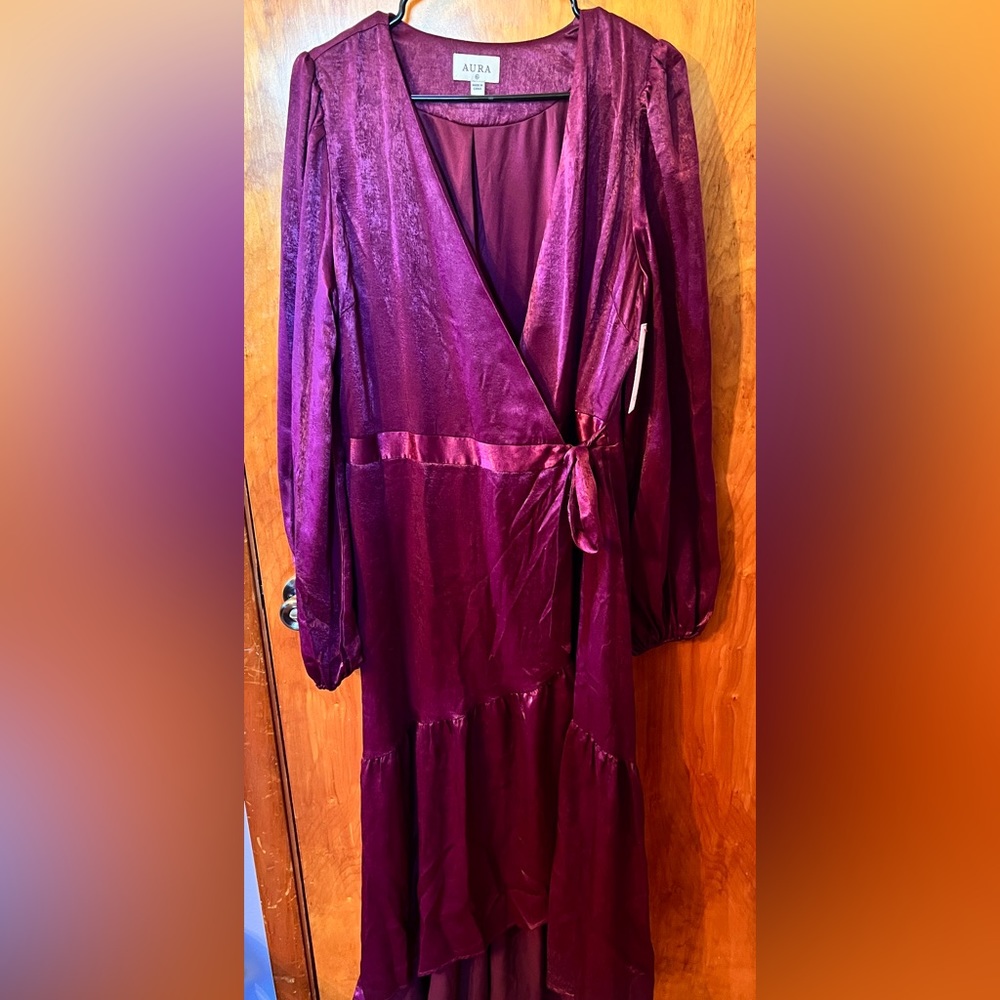 Aura Purple Maxi Dress